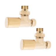 Rohový ventil pre radiátor 1/2" sada, zlatá Warmtec Rohový ventil pre radiátor 1/2" sada, zlatá Warmtec