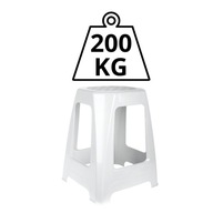 Stolička taburet kreslo do 200 KG biela Stolička taburet kreslo do 200 KG biela