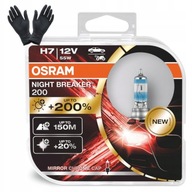 OSRAM H7 NOČNÉ ŽIAROVKY +200% +150m 55W