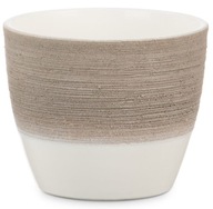 Hnedý a krémový obal na kvetináč 14cm Scheurich Hnedý a krémový obal na kvetináč 14cm Scheurich
