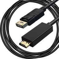 Kábel DisplayPort na HDMI 4K Display Port DP kábel 1,8 m