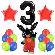 Bing balóniky Bing Digit k 3. narodeninám Bing balóniky Bing Digit k 3. narodeninám