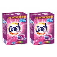 2x DASH Color Detergent 3v1 kapsule na pranie 60 ks 2x DASH Color Detergent 3v1 kapsule na pranie 60 ks