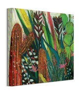 Obraz na plátne od Shyama Ruffell Lush Jungle 40x40 cm Obraz na plátne od Shyama Ruffell Lush Jungle 40x40 cm