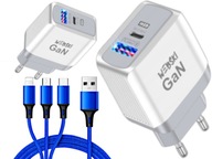 Rýchla nástenná nabíjačka + kábel USB Micro Type-C