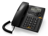Čierny telefón ALCATEL T58