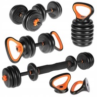 SÚPRAVA NA CVIČENIE 2X5KG KETTLEBELL DUMBS 10KG