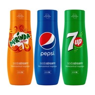SodaStream Pepsi sirup, Mirinda, 7up 3x440ml SodaStream Pepsi sirup, Mirinda, 7up 3x440ml