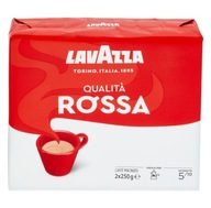 Talianska mletá káva Lavazza Qualita Rossa 2x250 g Talianska mletá káva Lavazza Qualita Rossa 2x250 g