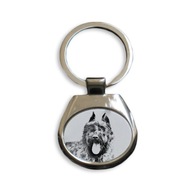 Kovová kľúčenka Flanders Sheepdog Keychain