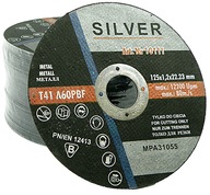 50 ks KOVOVÉ REZNÉ KOTÚČE 125 mm x 1,2 STRIEBORNÉ 50 ks KOVOVÉ REZNÉ KOTÚČE 125 mm x 1,2 STRIEBORNÉ