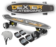 TOYZ SKATEBOARD FISZKA DEXTER + PRILBA A CHRÁNIČE