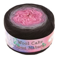 Opus Natura Wool Cake priadza 50035 ombre vlna, tieňovaná, 4 pramene, 700m Opus Natura Wool Cake priadza 50035 ombre vlna, tieňovaná, 4 pramene, 700m