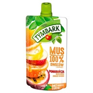 Tymbark Mousse Pomaranč Mučenka Jablko Banán 100% Tymbark Mousse Pomaranč Mučenka Jablko Banán 100%