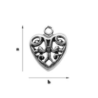 CHA-67 SRDCE Závesný kus Silver 925 CHA-67 SRDCE Závesný kus Silver 925