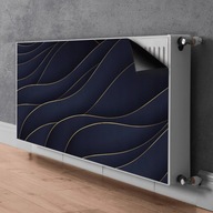 Dekoračný radiátorový magnet Modré vlny 110x60