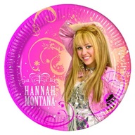 Hannah Montana sada 10 papierových tanierov