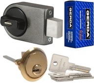 Horný zámok GERDA ZN200 s vložkou H-PLUS, zosilnený, 4-kľúčový, grafit Horný zámok GERDA ZN200 s vložkou H-PLUS, zosilnený, 4-kľúčový, grafit