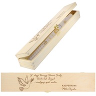 Dievčenská darčeková krabička na sväté prijímanie na sviečku