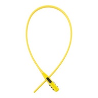 Šnúra s Combi Zip Lock OXFORD, žltá, 470 mm