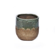 Modro-béžová poťah na podkrovie 16,5x17,5cm kvetináč Modro-béžová poťah na podkrovie 16,5x17,5cm kvetináč