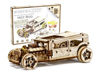 3D puzzle Drevený model Hot Rod - Wooden.City 3D puzzle Drevený model Hot Rod - Wooden.City