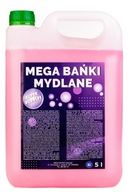 Tekutina na veľké a malé mydlové bubliny, 5 litrov MEGA FUN Tekutina na veľké a malé mydlové bubliny, 5 litrov MEGA FUN