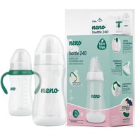 NENO Detská fľaša so cumlíkom 240ml 3-6M+ NENO Detská fľaša so cumlíkom 240ml 3-6M+