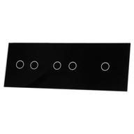SKLENENÁ TABUĽKA 1+2+2 (3 PLECHY) - ČIERNA LIVOLO SKLENENÁ TABUĽKA 1+2+2 (3 PLECHY) - ČIERNA LIVOLO
