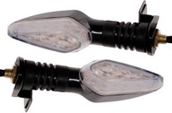 LED SMEROVÉ SIGNÁLY biele sklá SET 2 ks Moretti