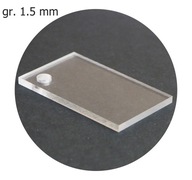 Plexisklo, priehľadné, 1,5mm, formát 50x30cm Plexisklo, priehľadné, 1,5mm, formát 50x30cm