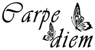 Nápis Carpe diem 100 na stenu do obývačky Nápis Carpe diem 100 na stenu do obývačky