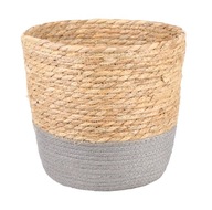 KRUHÝ KOŠÍK Z ODMENOVÉHO A BOHO PAPIERA 25x25x23cm KRUHÝ KOŠÍK Z ODMENOVÉHO A BOHO PAPIERA 25x25x23cm
