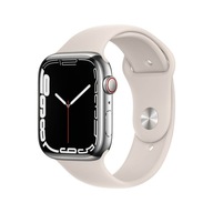 Apple Watch série 7 GPS + Cellular 45 mm strieborné Apple Watch série 7 GPS + Cellular 45 mm strieborné