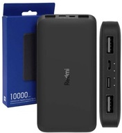 POWERBANK Xiaomi Redmi Li-Po 10000mAh 1xUSB-C 1xMicroUSB 2xUSB-A 5,1V/2,4A