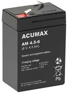 ACUMAX AM4.5-6 6V 4.5AH AGM AM 4.5-6 AM4.5 VRLA