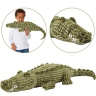 Plyšové plyšové zvieratko, plyšový vankúš, Krokodíl zelený, 80 cm JATTEMATT