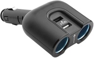 USB nabíjačka do auta + rozbočovač USB nabíjačka do auta + rozbočovač