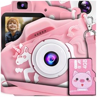 DIGITÁLNY FOTOAPARÁT PRE DETI Fotografovanie detí JEDNOROŽEC + 4GB KARTA DIGITÁLNY FOTOAPARÁT PRE DETI Fotografovanie detí JEDNOROŽEC + 4GB KARTA