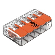 WAGO Rýchlospojka drôtené lano 5x4 originál 10 ks WAGO Rýchlospojka drôtené lano 5x4 originál 10 ks