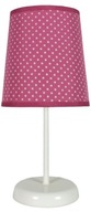 Candellux Gala lampa 1x40W E14 fuchsiová s bodkami Candellux Gala lampa 1x40W E14 fuchsiová s bodkami