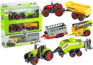 Traktory s prívesom Sada poľnohospodárskej techniky 6v1