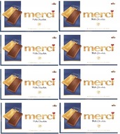 8x100g MERCI Mliečna čokoláda 4 ks