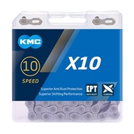 Reťaz KMC X10 EPT 10 rýchlostná 114 strieborná krabička