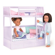 Poschodová posteľ pre bábiky Lilac NAŠA GENERÁCIA