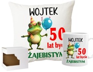Vankúš + hrnček darček k JAJEBISTOVEJ 50-ke Vankúš + hrnček darček k JAJEBISTOVEJ 50-ke