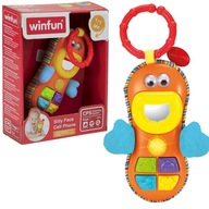 FUNNY Winfun detský telefón 22 cm x 19 cm + zdarma FUNNY Winfun detský telefón 22 cm x 19 cm + zdarma