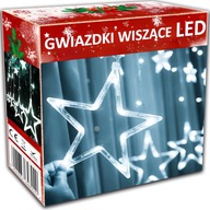 LED SVETELNÉ ZÁCLONY GARLANDOVÉ DEKORATÍVNE HVIEZDY PRE VIANOČNÉ OSVETLENIE OKEN LED SVETELNÉ ZÁCLONY GARLANDOVÉ DEKORATÍVNE HVIEZDY PRE VIANOČNÉ OSVETLENIE OKEN