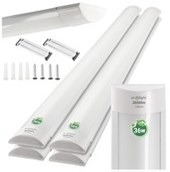 4x LED panelové svietidlo 120cm pre dielenskú garáž 36W 4x LED panelové svietidlo 120cm pre dielenskú garáž 36W