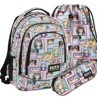 Manga školský batoh pre dievčatá Backup Youth Set